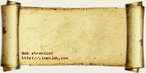 Andrijana Joksić vizit kartica